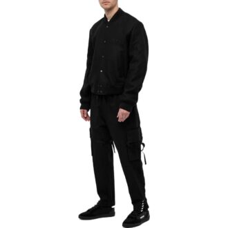 Klassiske Diagonal Varsity-jakker «Svart»