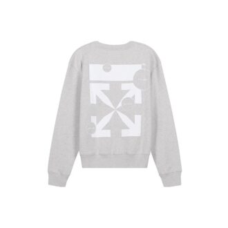 Klipp her Logo-trykk Pullover lysegrå