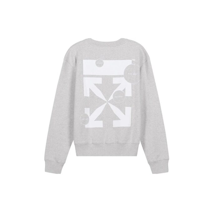 Klipp her Logo-trykk Pullover lysegrå