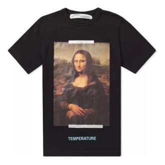 Kort ermet herre-logo Mona Lisa Normal passform