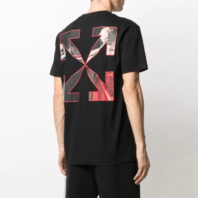 Kortærmet herre-T-skjorte med Arrows-skisse-logo