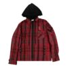 Lagdelt flanellskjorte «Red»