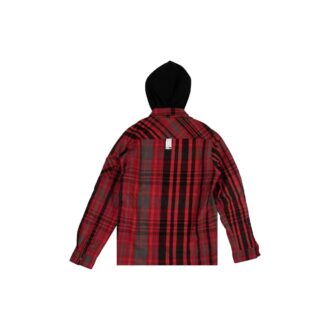 Lagdelt flanellskjorte «Red»