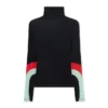 Langermet turtleneck med fargeinnsats
