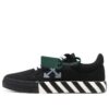 Lav Vulcanized canvas Sneaker «Svart Hvit Oransje»