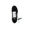 Lav Vulcanized canvas Sneaker «Svart Hvit Oransje»