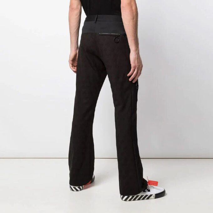 Logo Casual-bukser, slim fit-versjon, svart