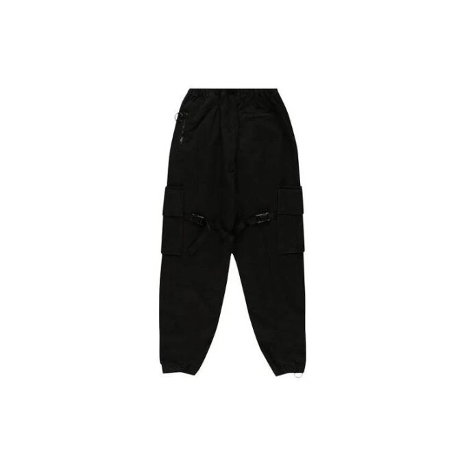 Logo Flere lommer Cargo Casual bukser Svart