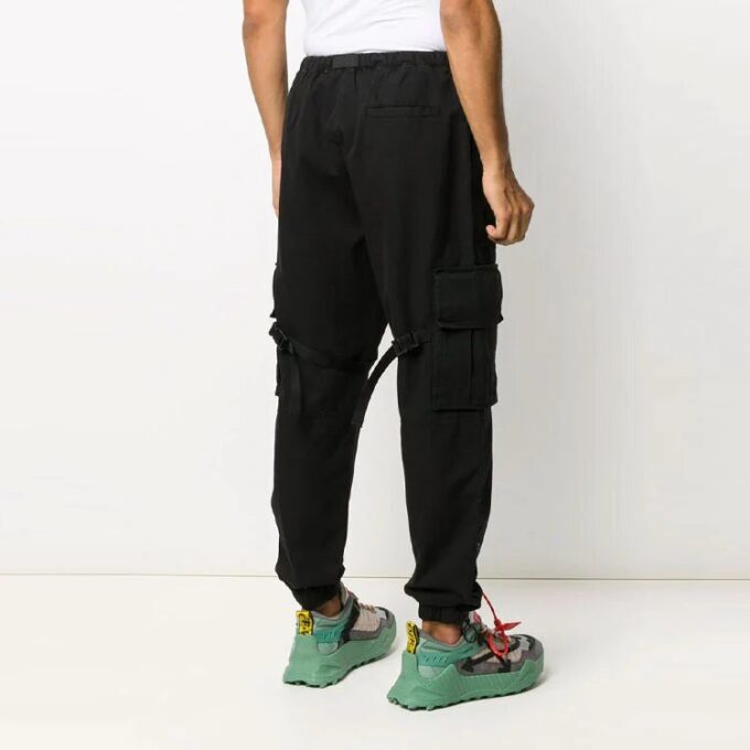Logo Flere lommer Cargo Casual bukser Svart