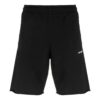 Logo-kjede-pil-rett sportsshorts, svart