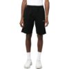 Logo-kjede-pil-rett sportsshorts, svart