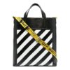 Logo Leather Tote «Black»