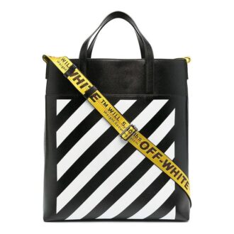 Logo Leather Tote «Black»