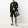 Logo Leather Tote «Black»