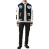 logo-patch varsity-jakke «Svart»