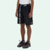 Logo-trykk belte cargo Shorts versjon svart