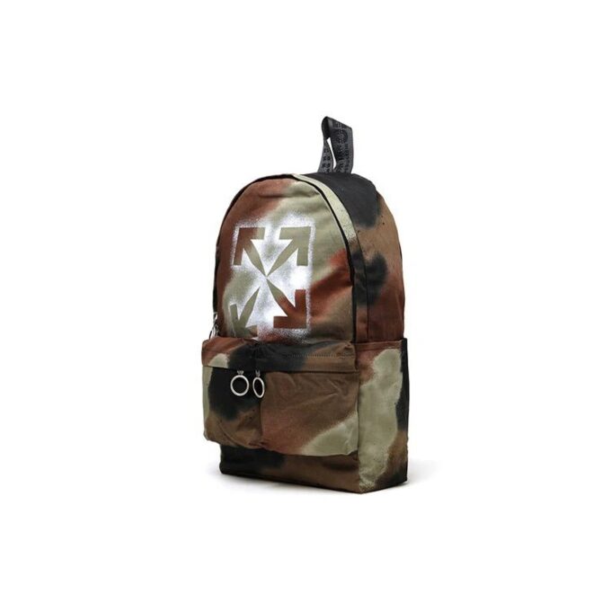 LOGO-trykk Camouflage Gradient Tie Dye Design Ryggsekk