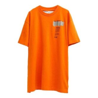 Logo-trykk, kort ermet, oransje