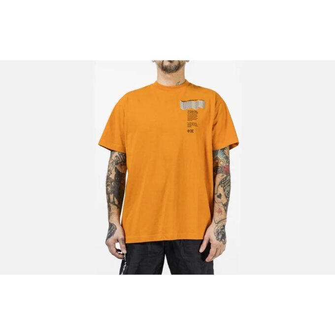 Logo-trykk, kort ermet, oransje