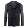 Logo-trykk Tynn og lett sportsjakke Slim Fit-versjon Svart