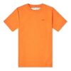 Logo-trykte topper med rund hals Logo Menn Oransje