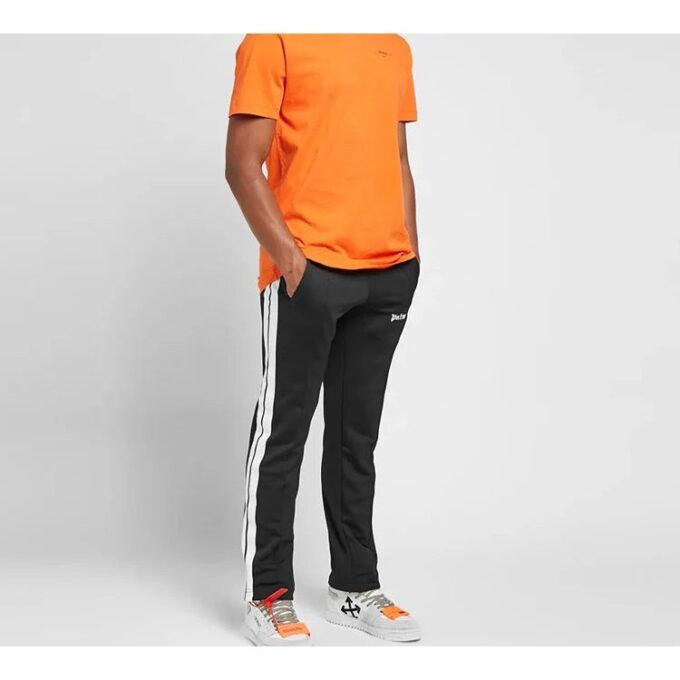 Logo-trykte topper med rund hals Logo Menn Oransje