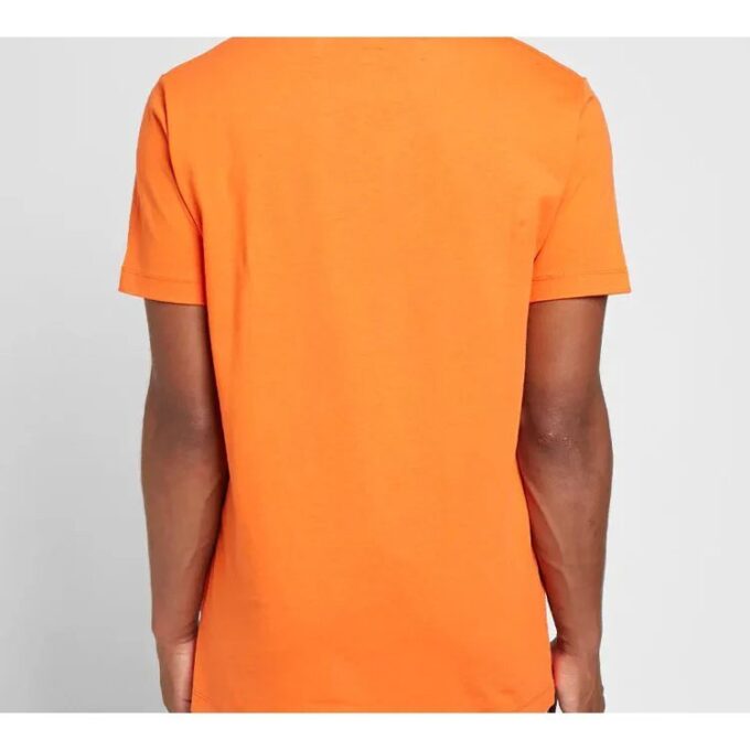 Logo-trykte topper med rund hals Logo Menn Oransje