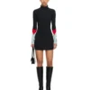 Lycra Color Insert minikjole