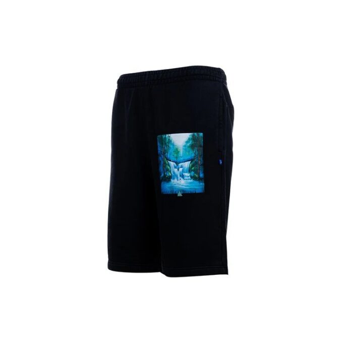 Maleri-trykk, uformelle Shorts, standardversjon, svart