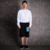 Maleri-trykk, uformelle Shorts, standardversjon, svart