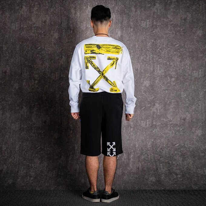 Maleri-trykk, uformelle Shorts, standardversjon, svart