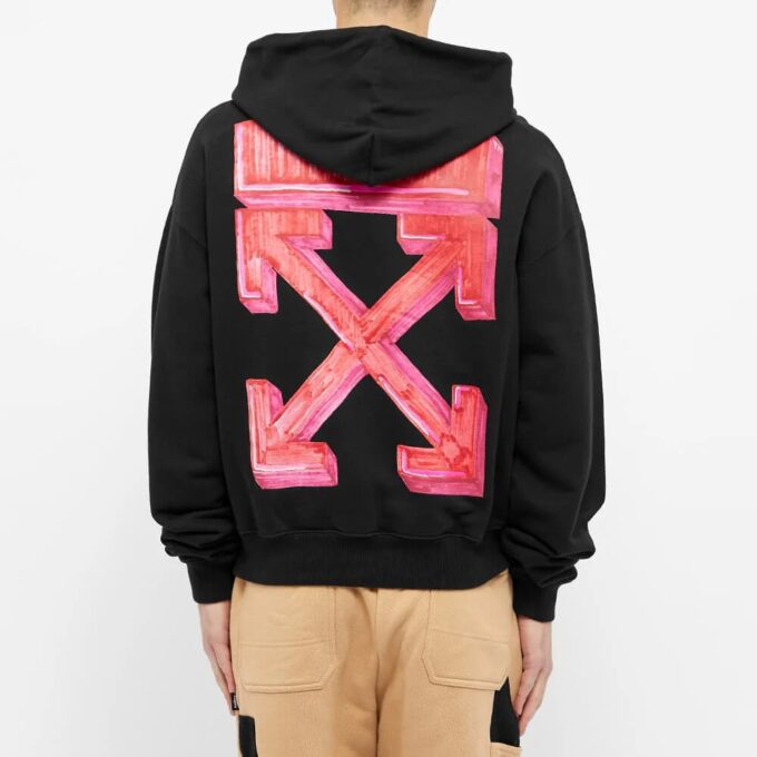 Marker Over Hoodie «Svart»