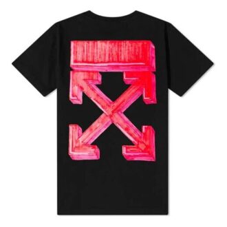 Marker Slim Tee «Svart/Rød»