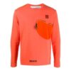 Material Love Patchwork Langermet Vanlig versjon Oransje