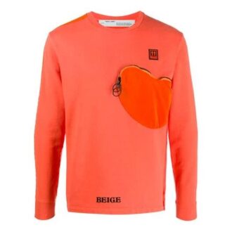 Material Love Patchwork Langermet Vanlig versjon Oransje