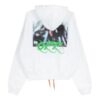 MENS Spray Blurred Oversized Hvit