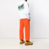 MENS Spray Blurred Oversized Hvit
