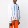 MENS Spray Blurred Oversized Hvit