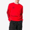 MENS SS19 «Impressionism» Rundhalset bomulls-logo-genser Rød