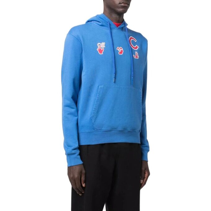 Mlb Chicago Cubs bomulls-jersey-hettegenser «Blå»