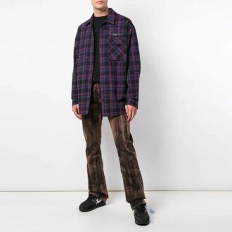 Mønstertrykk Casual jeans Slim Fit-versjon Gul