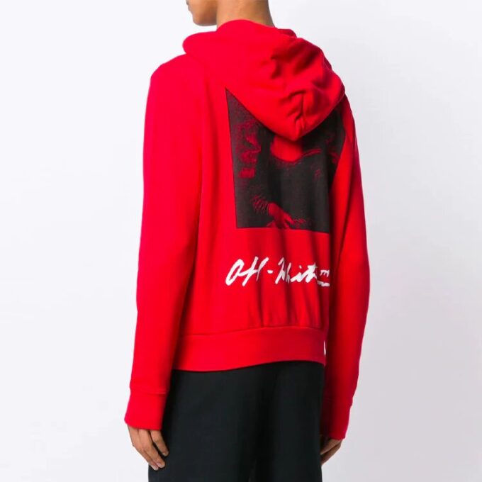Mona Lisa Zip Up Hoodie «Red»