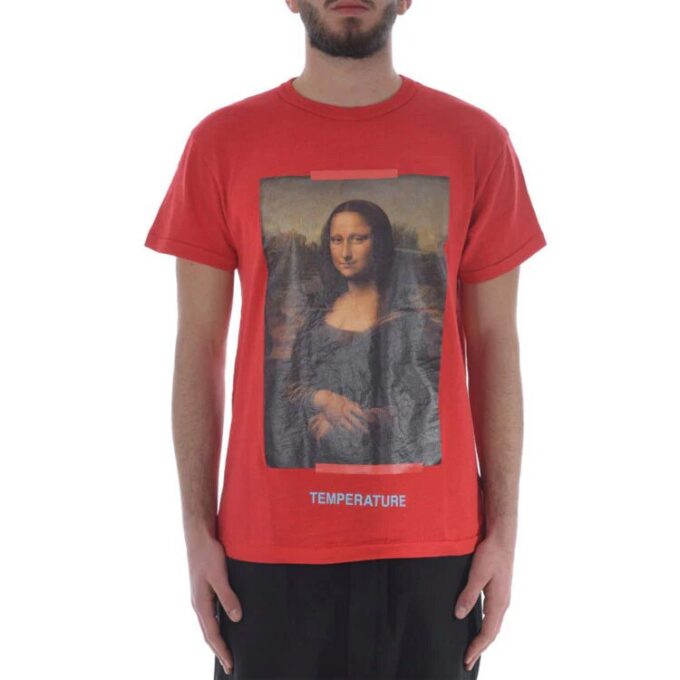 Monalisa kortærmet herre-T-skjorte Mona Lisa