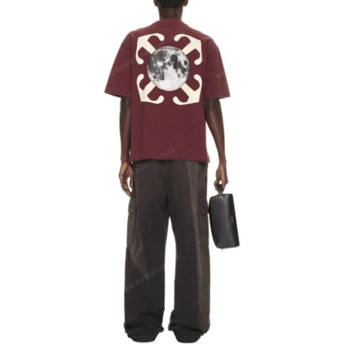 Moon Arrow Skate bomulls-T-skjorte «Red Purple»