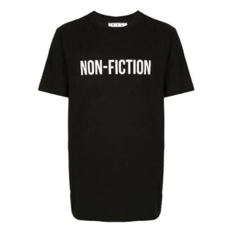 Non-Fiction Alfabet-trykk Svart