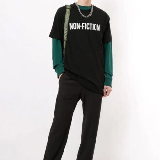 Non-Fiction Alfabet-trykk Svart