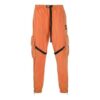 Nylon street-stil ensfarget logo-bukser