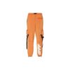 Nylon street-stil ensfarget logo-bukser