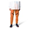 Nylon street-stil ensfarget logo-bukser