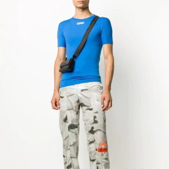 Off Active Functional Tight kortærmet blå Shorts